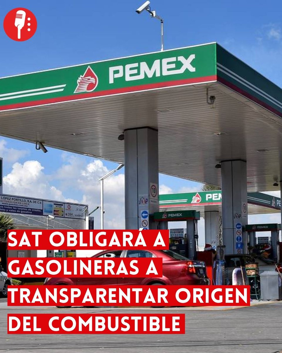 ReporterosMX_'s tweet photo. ⭕ OJO | SAT OBLIGARÁ A GASOLINERAS A TRANSPARENTAR ORIGEN DEL COMBUSTIBLE PARA COMBATIR HUACHICOL FISCAL

El Gobierno de México anunció un nuevo mecanismo para combatir el huachicol fiscal, una práctica ligada al contrabando y evasión en el mercado de combustibles, mediante reglas más estrictas en la facturación electrónica que buscan transparentar el origen de gasolinas y diésel. https://t.co/TWBXUrbbAm