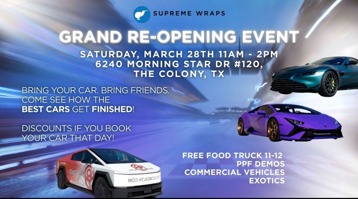 Supreme Wraps Dallas tweet media