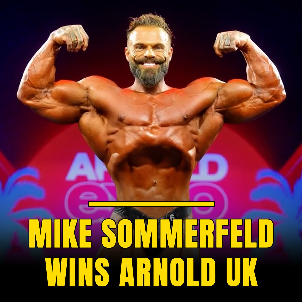 GenerationIron's tweet photo. Mike Sommerfeld has won Classic Physique At The 2026 Arnold Classic UK! #MikeSommerfeld #bodybuilding #ArnoldClassic #ArnoldClassicUK
FULL RESULTS: https://t.co/Wf0Uh4lm9L https://t.co/LQr8oKCQuL