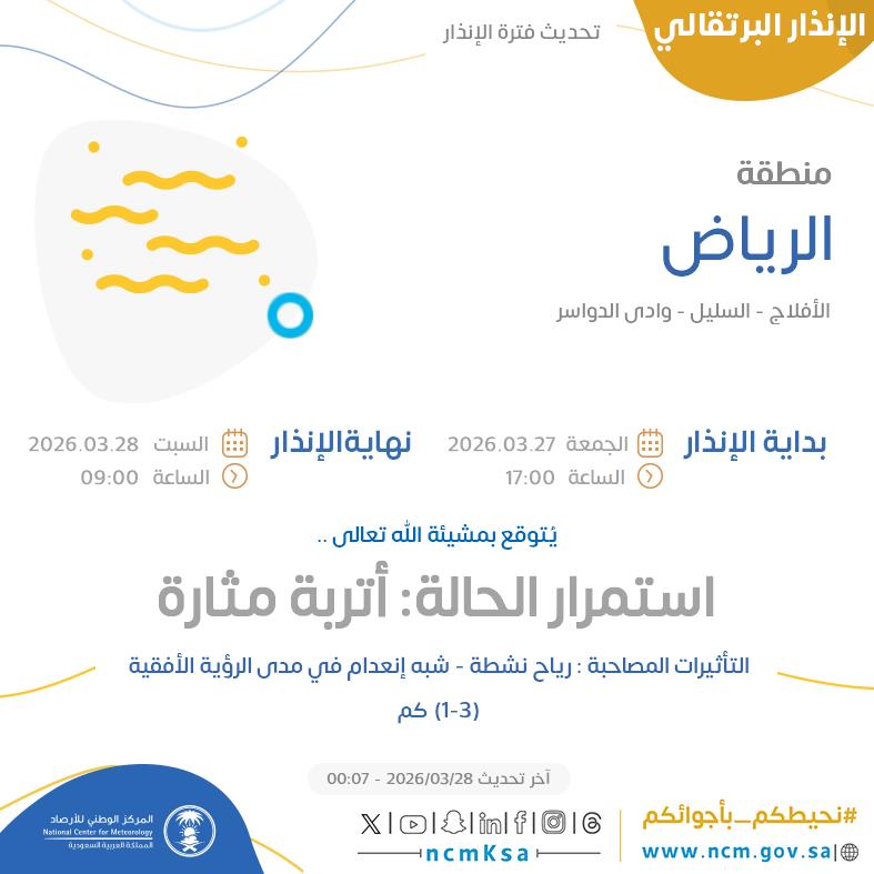 المركز الوطني للأرصاد (NCM) tweet media