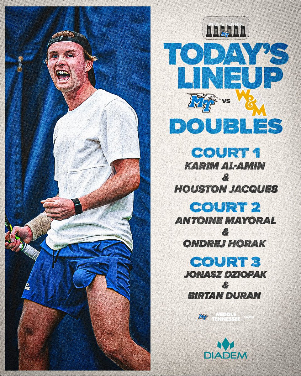 Middle Tennessee Men's Tennis tweet media