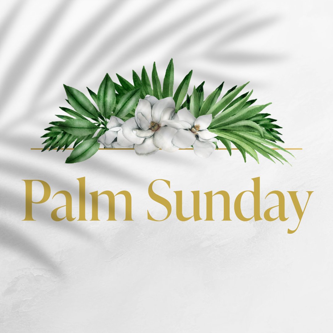 Have a blessed Palm Sunday.

Today, we remember faith, sacrifice, &amp; the strength that carries us through every challenge.

Wishing everyone a blessed start to Holy Week.