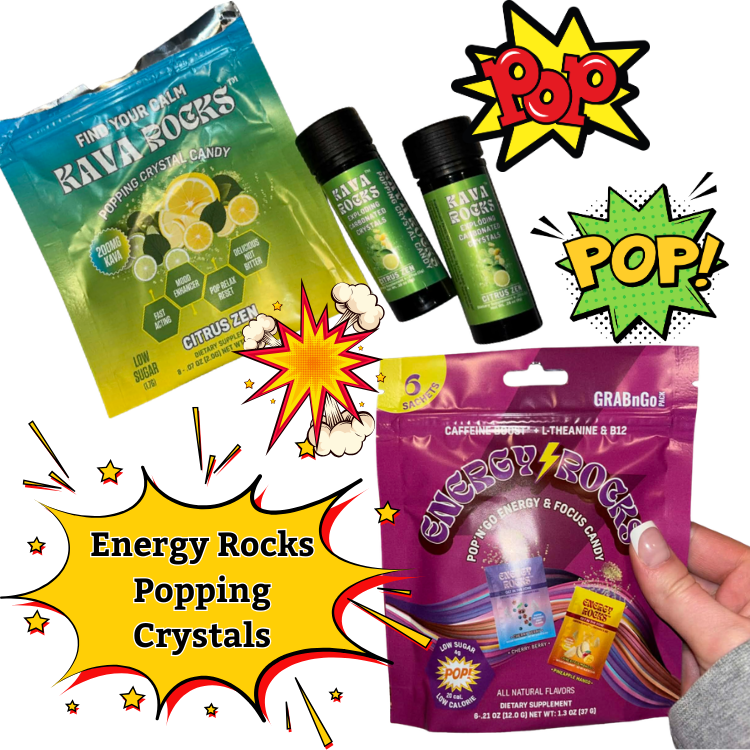 shopwithmemama's tweet photo. Enter to win Energy Rocks Popping Candy Crystals for Energy &amp; Calming! Enter here: https://t.co/tZAMIywsXM
#energyrocks #poprocks #instantenergy #calming #poppingcandy #giveaway #winit @shopwithmemama https://t.co/Wyc8XWTXQ9