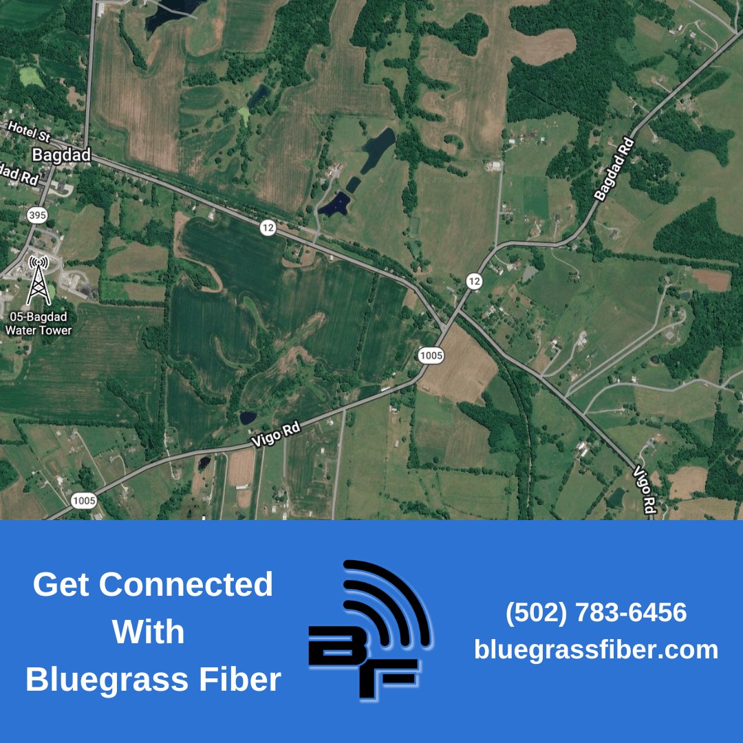 BluegrassFiber's tweet image. Are you near Vigo Rd or Bagdad Rd? If so, Bluegrass Fiber might be the perfect fit for you! Experience fast, reliable internet right where you are.
Learn more here: bluegrassfiber.com

#BluegrassFiber #StreamLocal #Bagdad #VigoRoad #RuralInternet