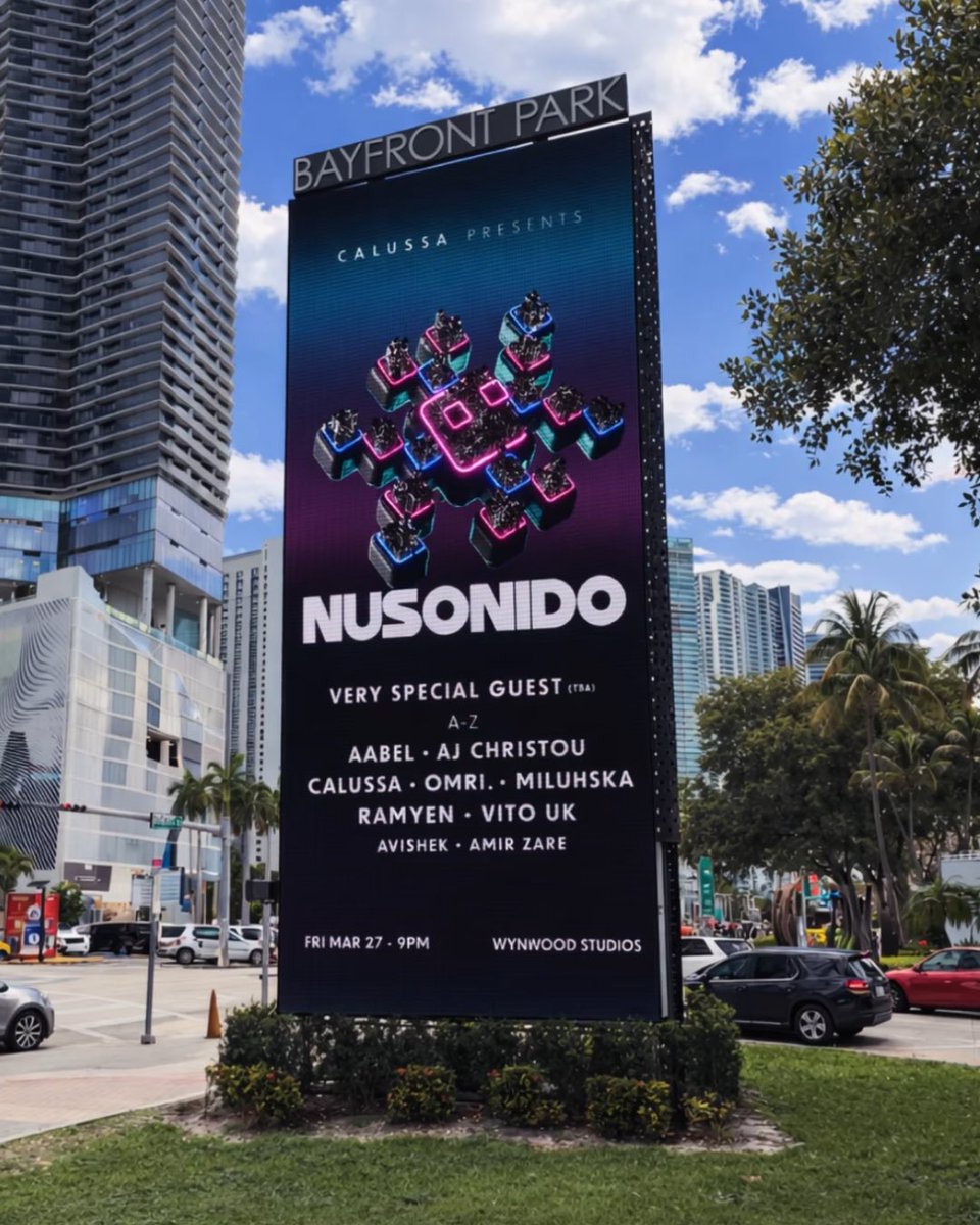 freebeunique's tweet photo. We created the visual concept and animation for Nusonido’s Miami Music Week 2026 event.
The idea builds on a 3D reinterpretation of the logo, extended with skyscraper elements reflecting Miami’s urban character and iconic color palette.

#freebeunique #nusonido #miamimusicweek https://t.co/OJVPbDtwb6