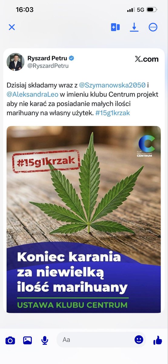 Wolne Konopie tweet media