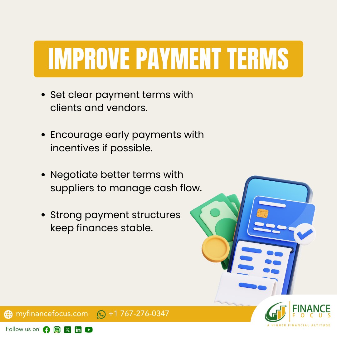 FinanceFocus767's tweet image. 💼📊 Improve Payment Terms

With expert guidance from Finance Focus, you can optimize payment systems, strengthen cash flow, and maintain financial stability.

Build smarter systems. Improve cash flow. Grow confidently with Finance Focus. 💰📈

#Financefocus #Finance