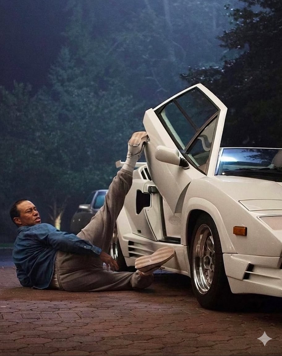 ChartBullRunner's tweet image. Tiger Woods today after flipping another vehicle and Catching ANOTHER  DUI 🤣 #Tigerwoods #wolfofwallstreet #PGA #themasters