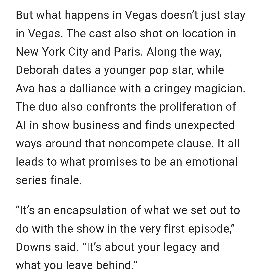 why the HACKS tweet media