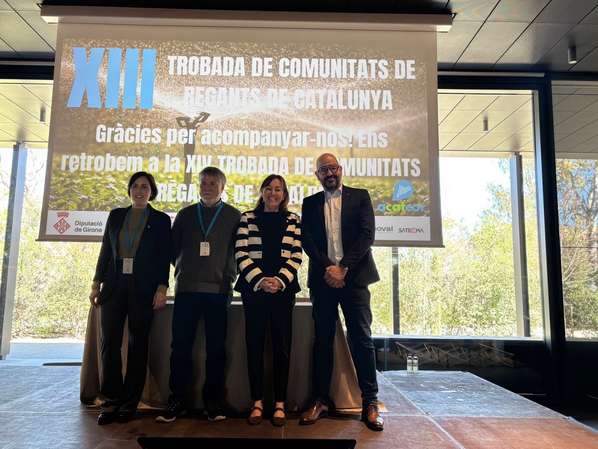 juntsxperalada's tweet photo. Avui hem estat a la XIII Trobada de Comunitats de Regants de Catalunya, donant suport al sector. Una jornada per compartir coneixement, afrontar reptes i avançar cap a una gestió de l’aigua més eficient, sostenible i tecnològicament adaptada. https://t.co/qVeVTmKXQW