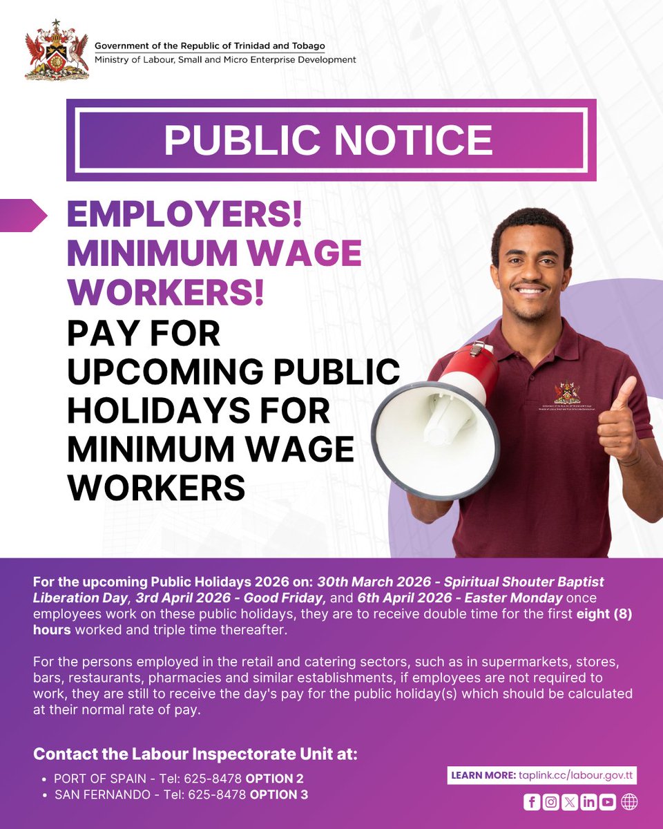 Ministry of Labour, Small & Micro Enterprise Dev. tweet media