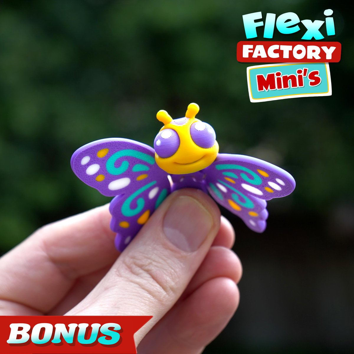 FlexiFactory's tweet image. #bonus Flexi Factory Mini/Magnet Butterfly available NOW for @Patreon  &amp;amp; @MyMiniFactory Tribes members! linktr.ee/flexifactory

#flexifactory #butterfly #3d #3dprinted #3dprint #stl #mini #miniature #magnets #new #tiny #toys #articulated #fidget #fidgettoys