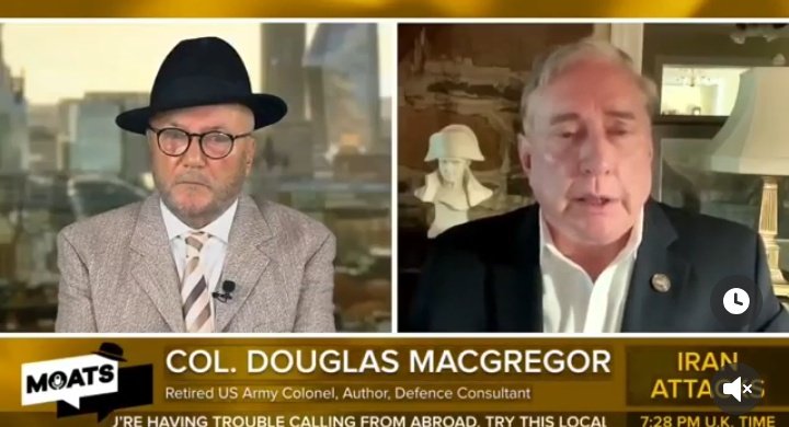 Il colonnello Macgregor degli Stati Uniti ha appena rivelato che Putin  ha già lanciato un terrificante ultimatum a Netanyahu:

"Se Israele oserà usare anche solo un'arma nucleare in Medio Oriente, la Russia sgancerà una bomba nucleare su Israele"