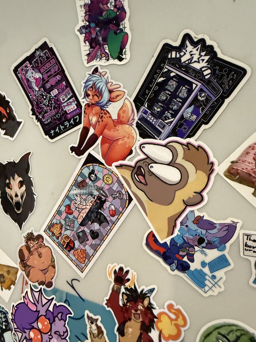 I NEEEED more stickers slammed on it. #tff #tff2026 #furry