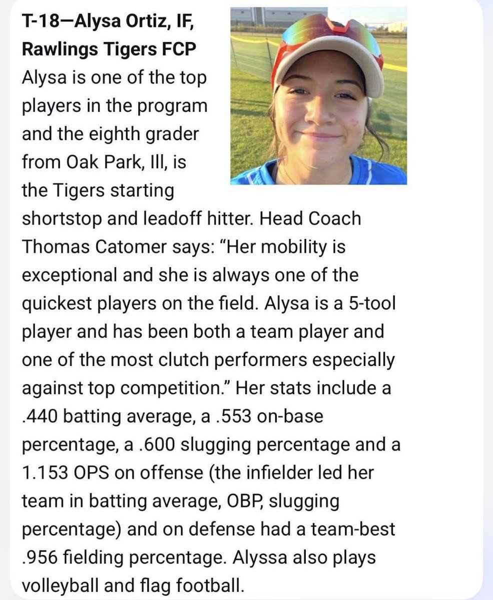 Rawlings FCP Tigers TC/DM 14u tweet media