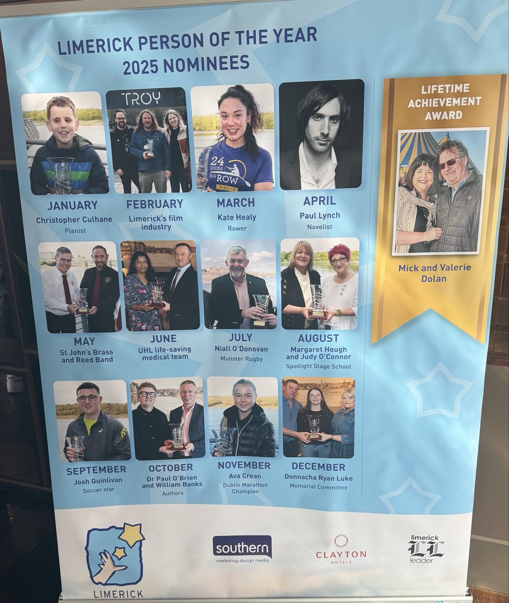 s_broderick1's tweet image. Congratulations to all #Limerick Person of the Year nominees, especially @HSEMidWest team on a well-deserved shortlisting. From our ED to theatre staff &amp;amp; everyone in between in our the hospital, my heartfelt congrats to you all. You represent the very best of us