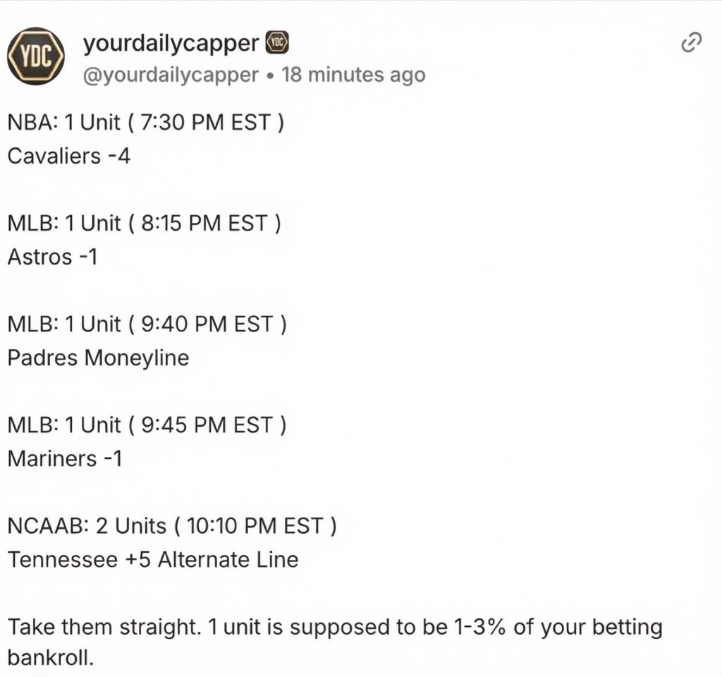 CapperSync tweet media