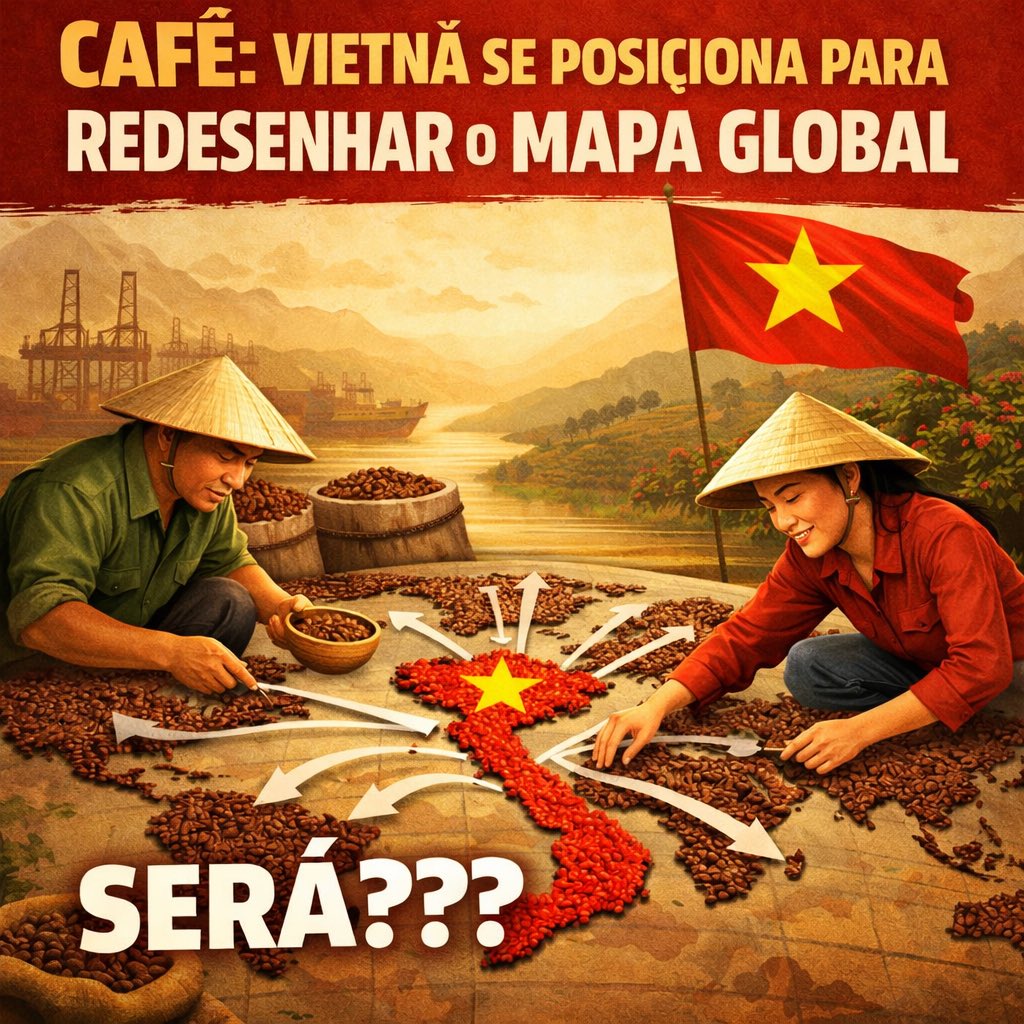 🟥⭕☕⭕🟥   CAFÉ: Vietnã se posiciona para redesenhar o mapa global tinyurl.com/3aupj6f2