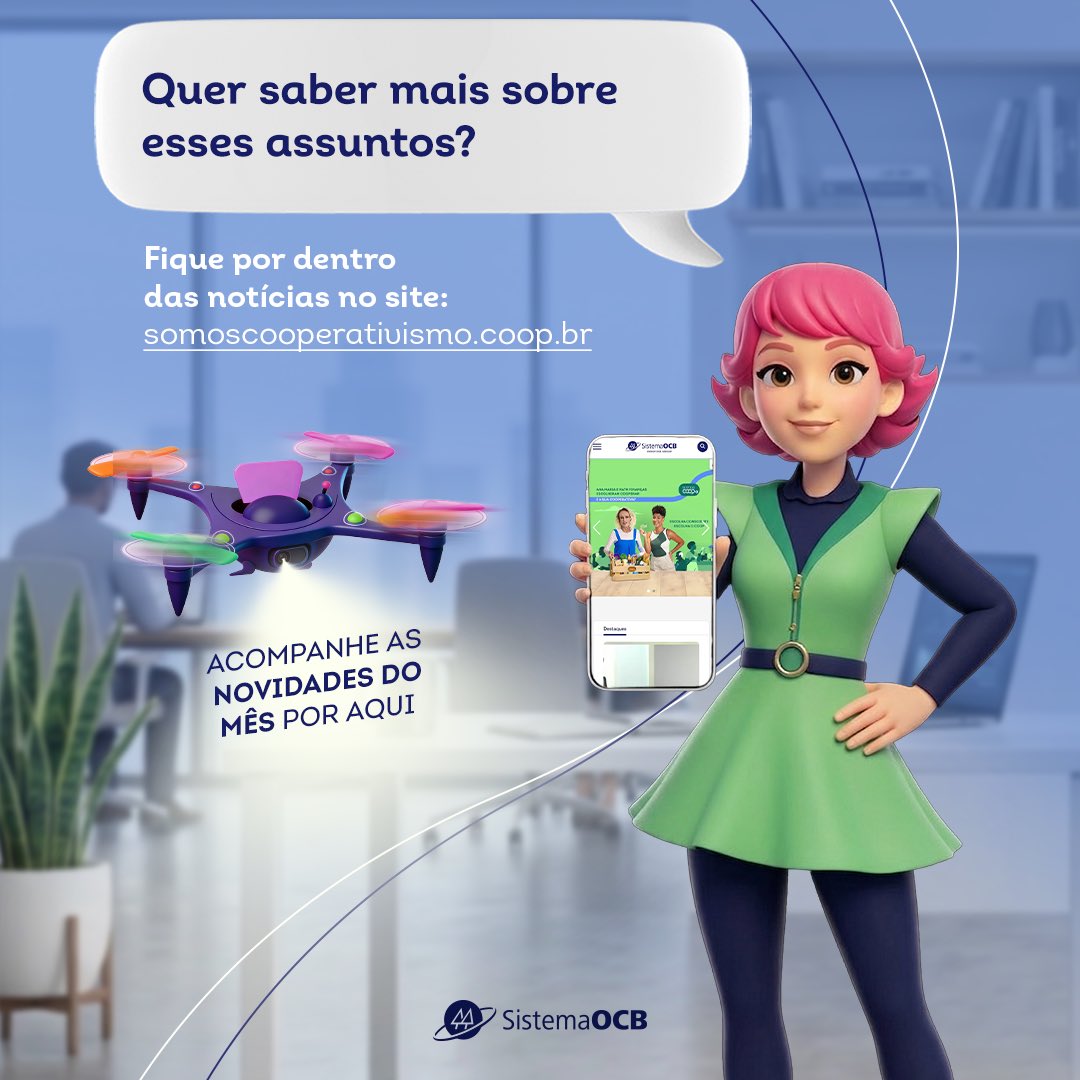 sistemaOCB's tweet photo. Vem conferir tudo que rolou por aqui. E depois conta pra gente: qual destaque chamou mais a sua atenção? 👇
#SextouComAEliza #Cooperativismo #SistemaOCB https://t.co/aOyspCwsj9