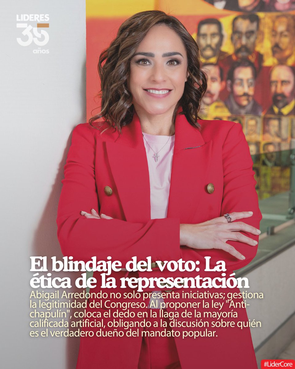 LideresMexicano's tweet image. El “Freno al Chapulineo” de @abiarredondo. ⚖️📊
Propone que la curul siga al voto y no al interés personal para blindar la legitimidad del Congreso. No es solo política: es defensa de los contrapesos democráticos. 🛡️

#Insider #Democracia #Querétaro

lideresmexicanos.com/entrevistas/ab…