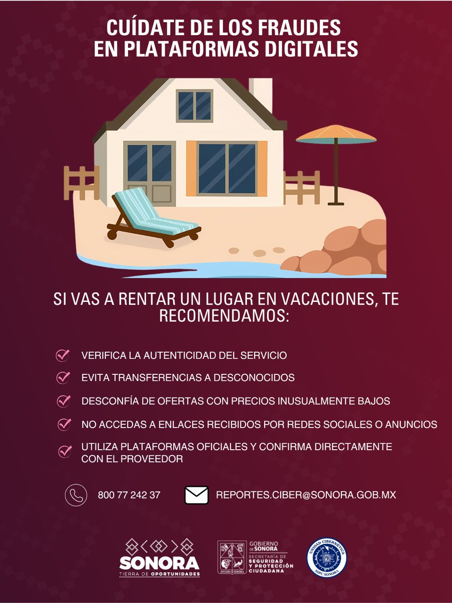 Unidad Cibernética SSPC Sonora tweet media