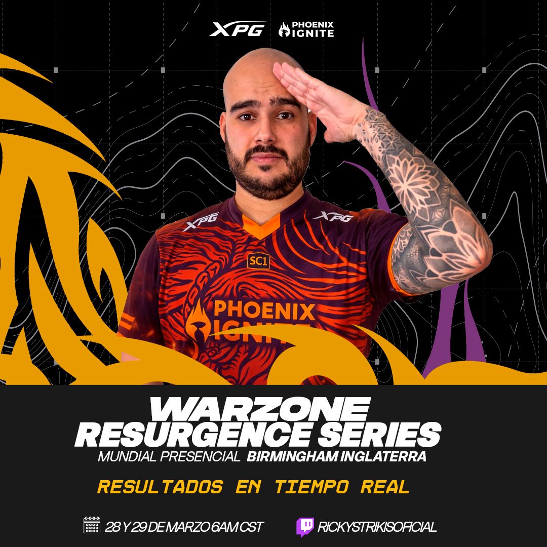 Hermosos! Los espero mañana para disfrutar del mundial y apoyar a todos nuestros equipos de LATAM que viajaron para representarnos!
Tendremos la actualización de resultados en tiempo real 🔥🐦‍🔥

Todo por mi canal de Twitch RickystrikisOficial