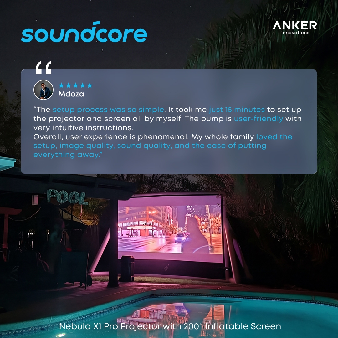 SeeNebula's tweet image. Big Screen Setups, Real Moments 🎬
Love seeing all the amazing setups from our community!
Want to share yours or see more real X1 Pro setups?
Join the soundcore Nebula X1 Pro Facebook Group 💙
🔗facebook.com/groups/1924060…

#NebulaX1Pro #projector #community