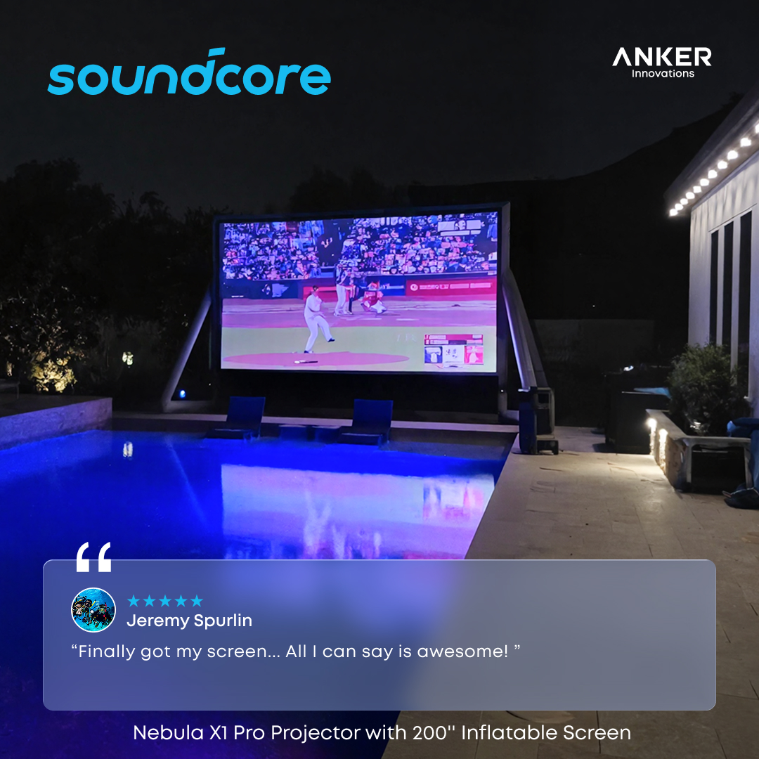 SeeNebula's tweet image. Big Screen Setups, Real Moments 🎬
Love seeing all the amazing setups from our community!
Want to share yours or see more real X1 Pro setups?
Join the soundcore Nebula X1 Pro Facebook Group 💙
🔗facebook.com/groups/1924060…

#NebulaX1Pro #projector #community
