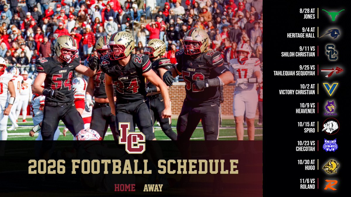 Lincoln Christian Football tweet media