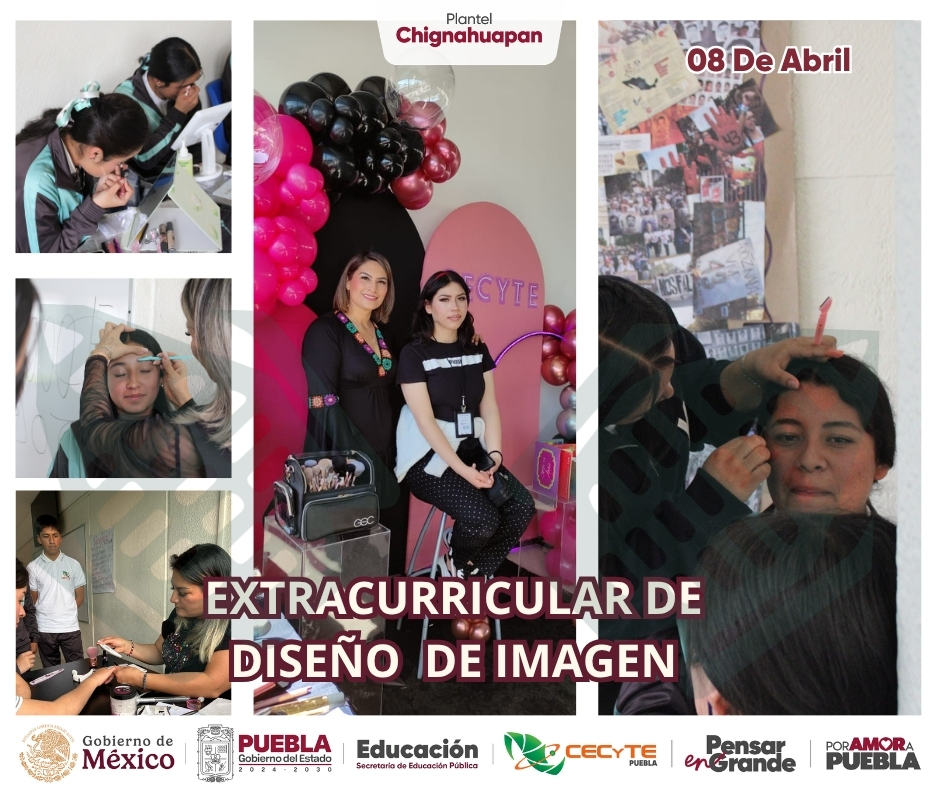 🎨💡 La extracurricular de diseño de imagen en CECyTE Chignahuapan destaca por su creatividad y talento.

¡Gracias por transformar ideas en arte! 🖌️✨

#PorAmorAPuebla #PensarEnGrande #CECyTEPuebla #HazloEnGrande #OrgulloCecyte