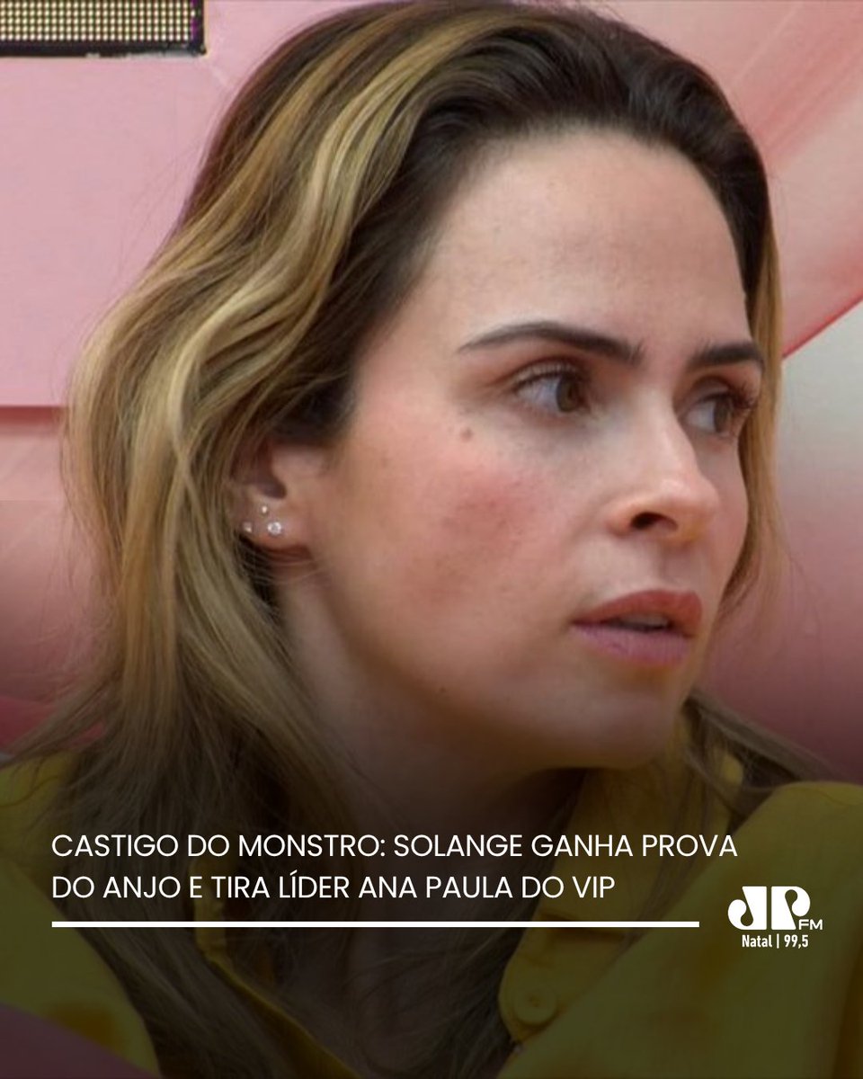 #BBB | Solange Couto ganhou a Prova do Anjo do Big Brother Brasil 26 nesta sexta-feira, 27, e está imune. A atriz escolheu a líder Ana Paula e Milena para cumprirem o Castigo do Monstro.

No castigo, chamado “Os Iluminados”, as duas precisarão se revezar para cumprir o desafio. O