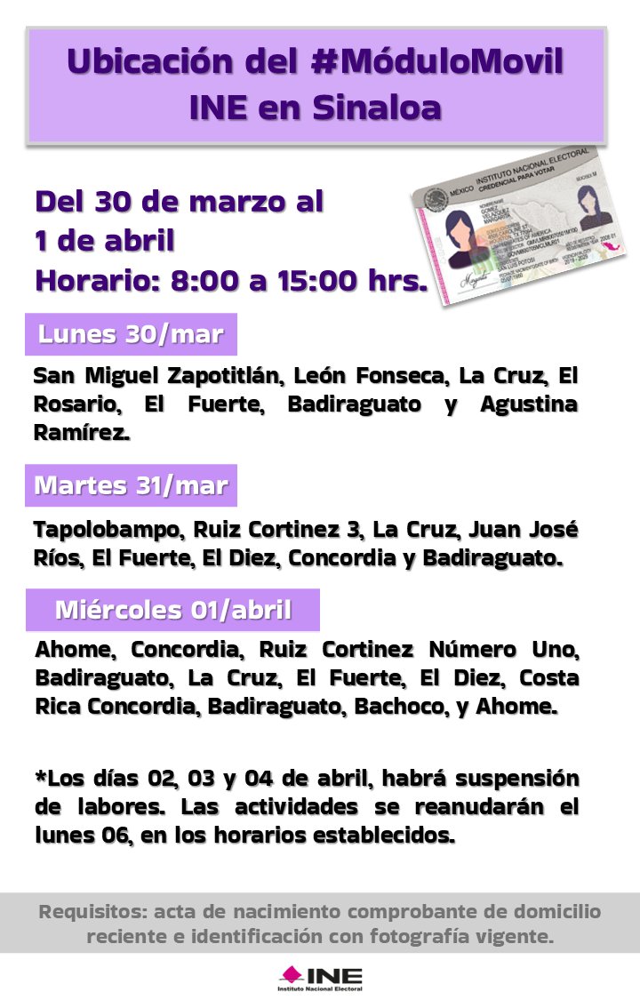 INE Sinaloa tweet media