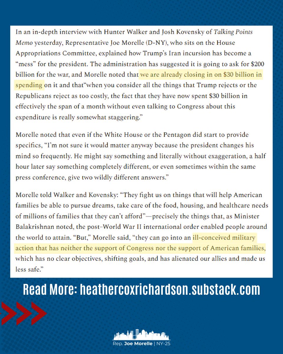 Joe Morelle tweet media