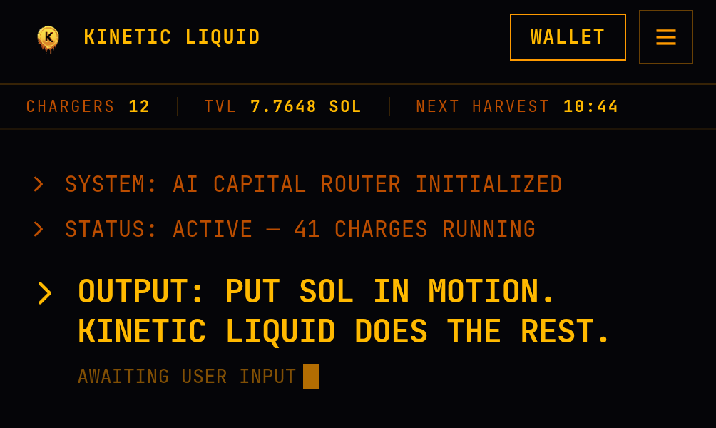 Kinetic Liquid| $KINETIC tweet media
