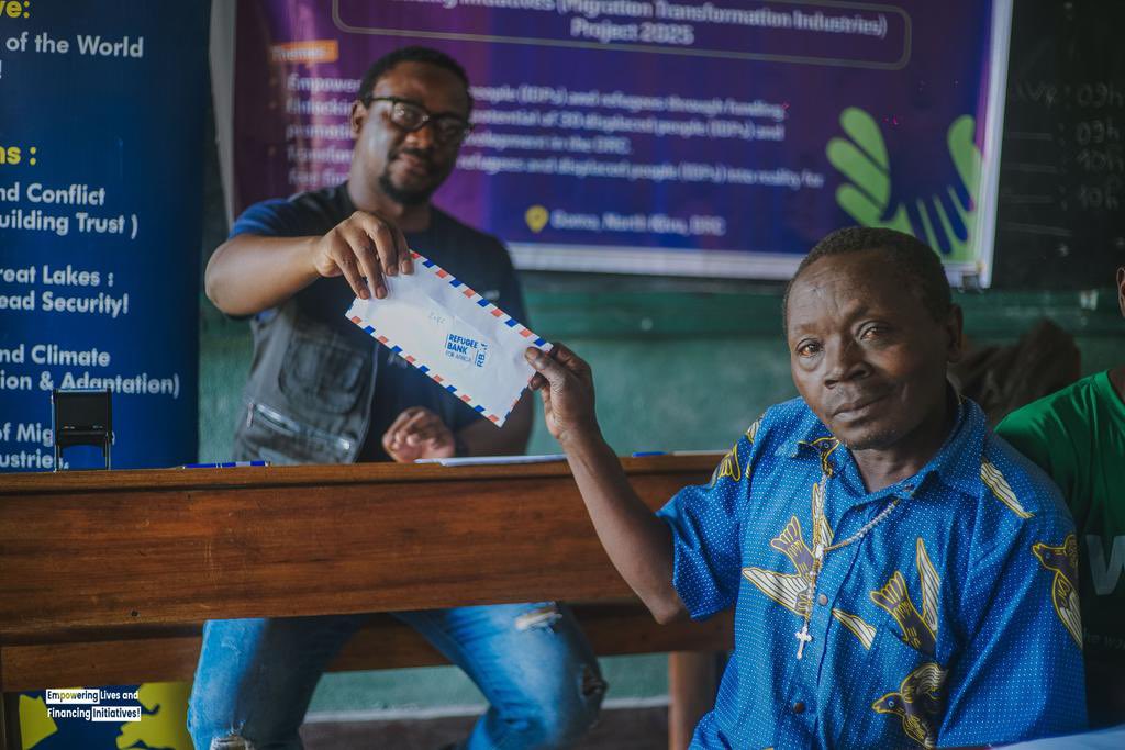 WOPT_'s tweet photo. Dans le cadre de notre projet « Financer les Initiatives et Autonomiser des Vies» Lwabo Dieudonné, 60 ans a reçu un financement du WOPT/RBAf pour commencer une activité entrepreneuriale à Goma.

#PersonnesDéplacéesInternes #DeLIdéeÀLaRéalité #Transformation
#IntégrationÉconomiqu https://t.co/eooJJ913nO