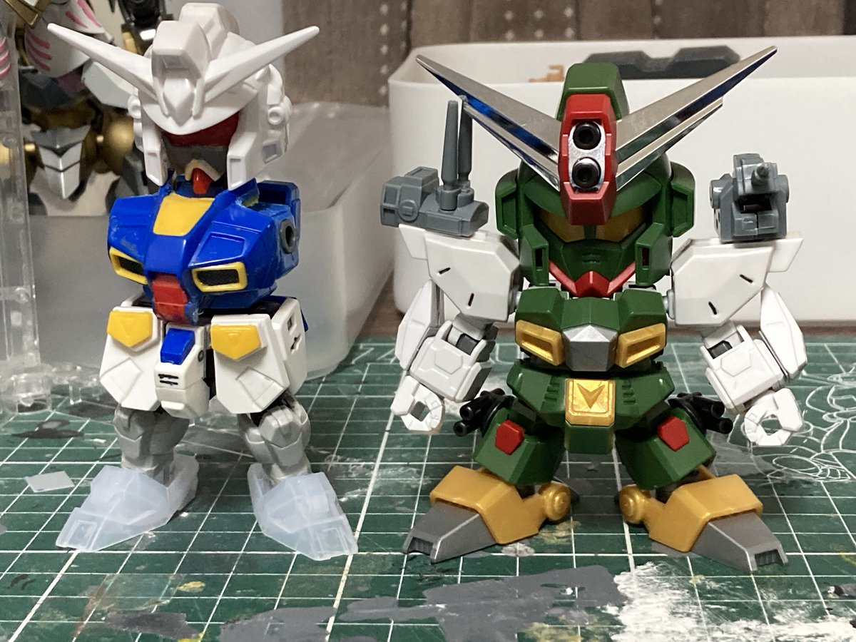 オリジナル要素無かったな…ということでコマンドガンダムをベースにコマンドF90でPタイプ作ります！

#SDミッションパックAtoZ