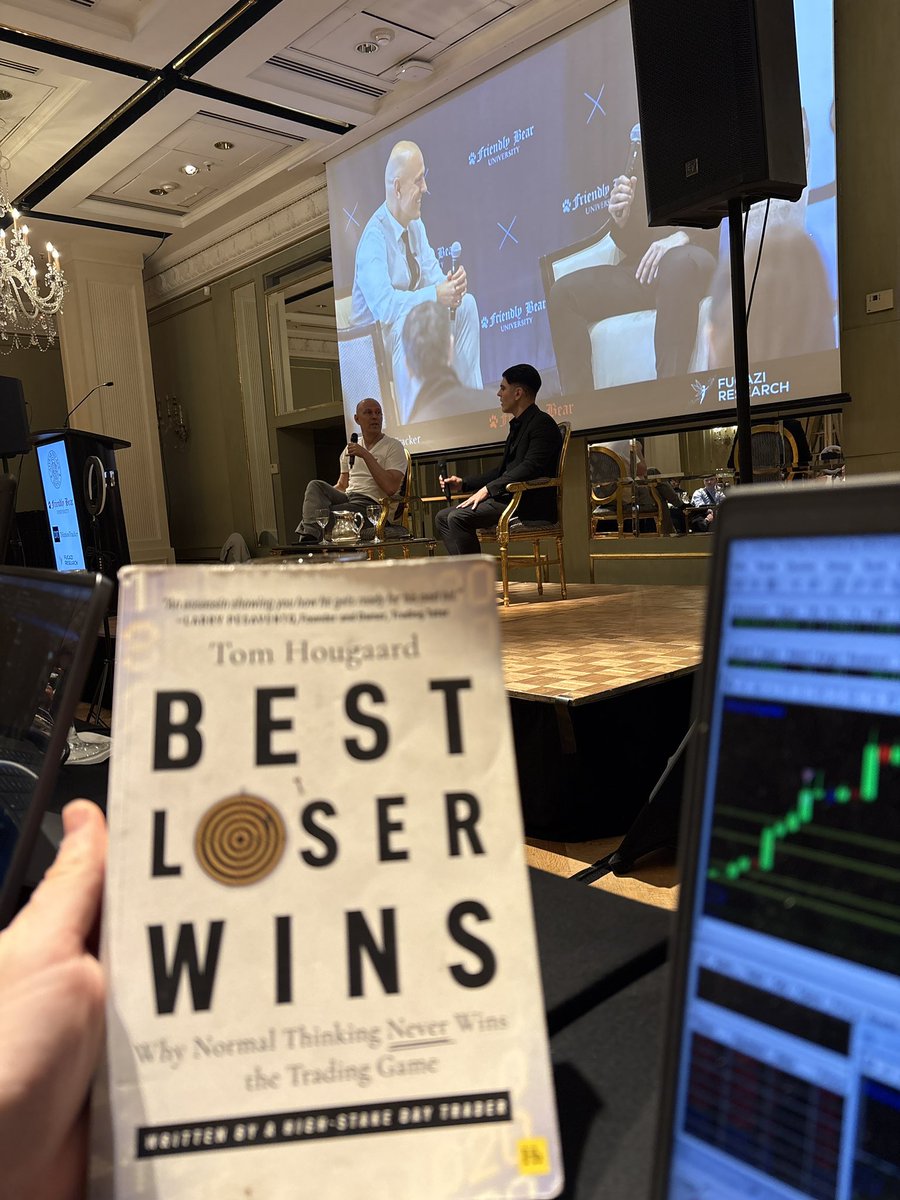 justLazaX's tweet image. Thanks Tom 🇦🇷
Trading is awesome!!

Flew to Argentina for a trading event, worth it, check post below!
Good people, good energy, picked up a few new things.
Met Tom Hougaard and got the book signed 🔥
Back to work.

#trading  #daytrader #traveling  #daytrading