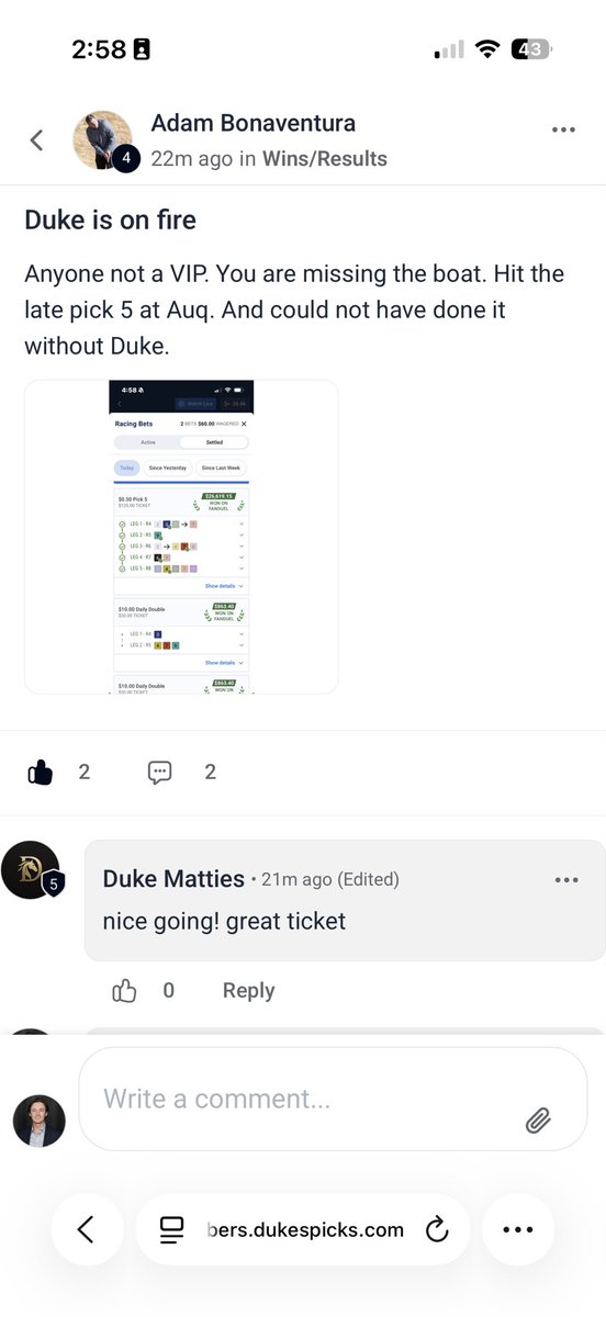 Duke Matties tweet media