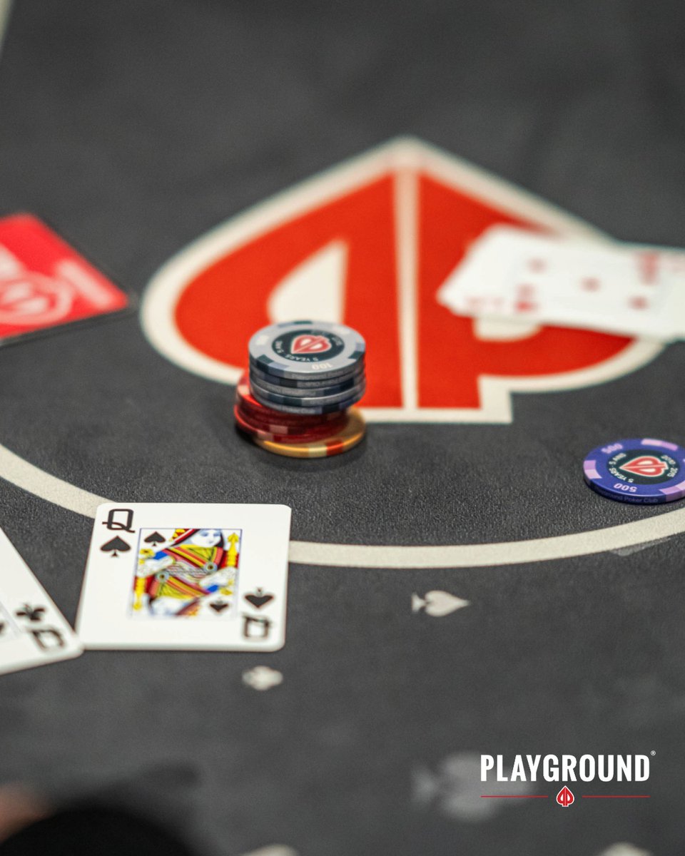 PlaygroundPoker's tweet photo. 😎 WSOP-C Playground weekend!
Sat: LAST CHANCE Mini Main + Mystery Bounty
Sun: Mini Main Day 2 + Colossus kicks off + Mystery Bounty
🏒 Hockey Night + splash pots
🍻 Free drinks | 🍽️ Food | 🚗 Valet
Don’t gamble with your weekend, come to Playground. 🃏 https://t.co/gjAUAqGzNO