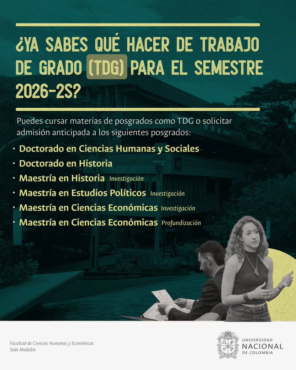 FCHE UNAL Medellín tweet media