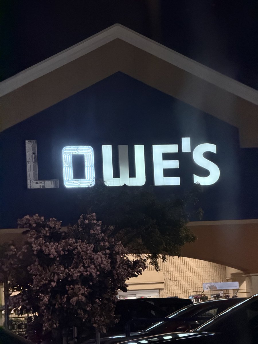 ob_version1's tweet photo. 🤔 I’m sure a lot of people do owe  you Lowe’s https://t.co/7aiHE4xLVO