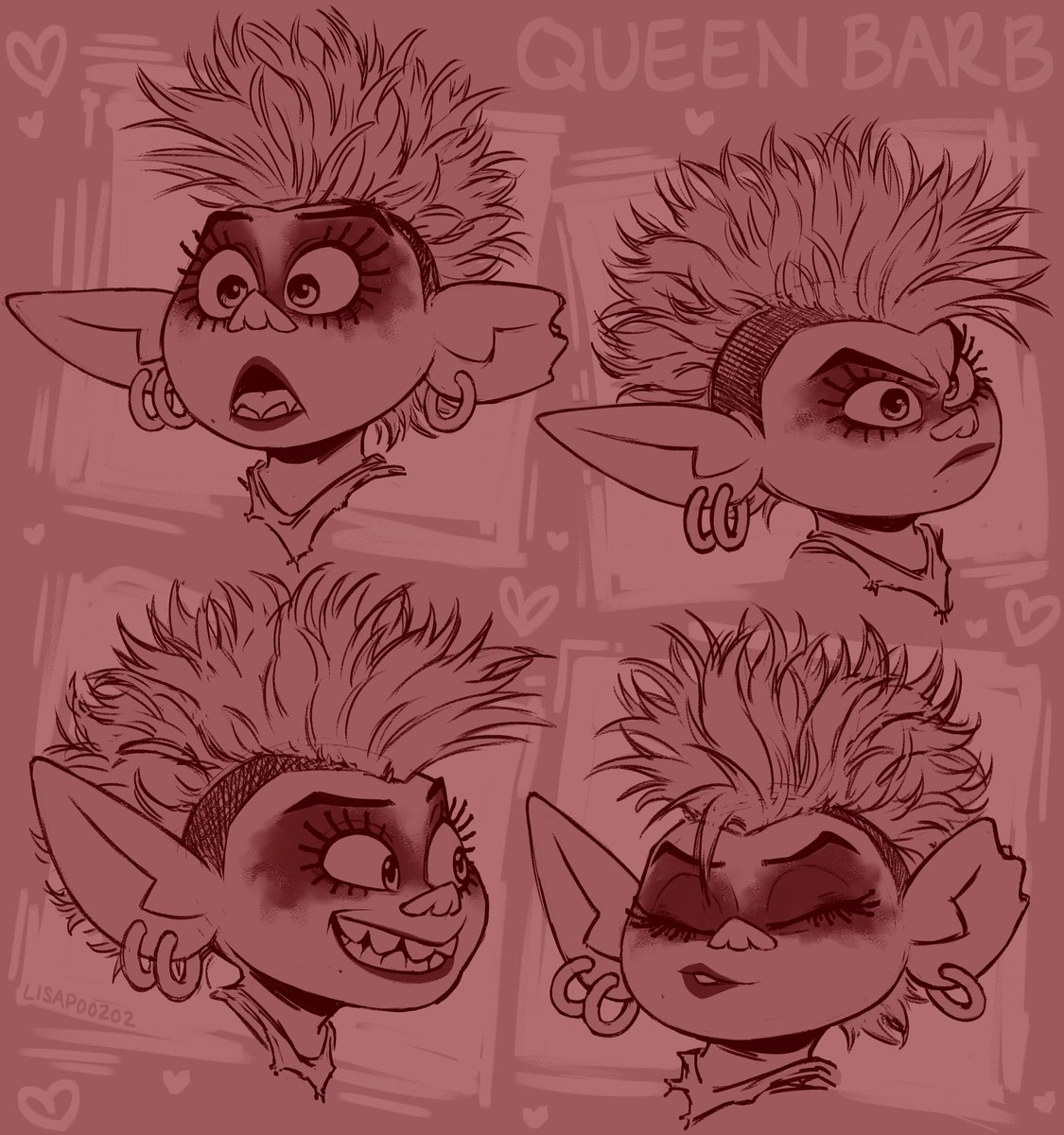lisapoo202's tweet image. I did some Barb studies,,
She's so beautiful,, 😖😖🩷🩷

#TROLLSTWT #DreamWorksTrolls #Trolls #TrollsWorldTour