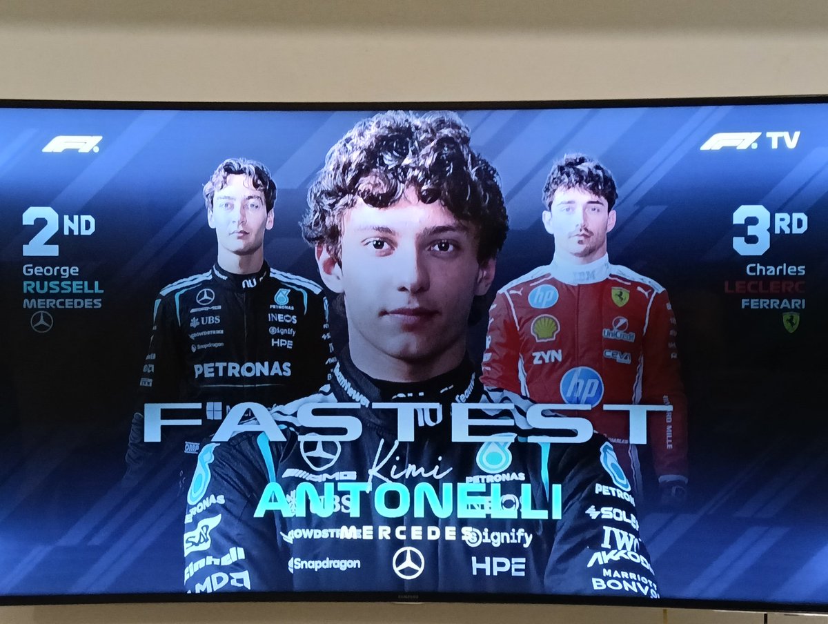 karlaceja21's tweet image. Termina la P3
Antonelli 
@GeorgeRussell63 
@Charles_Leclerc 
#GPJapon #JapaneseGP
#GranPremioDeJapon #Formula1 #F1 @F1 #JapanGP
#LegalmenteBella @SpotlightLAT