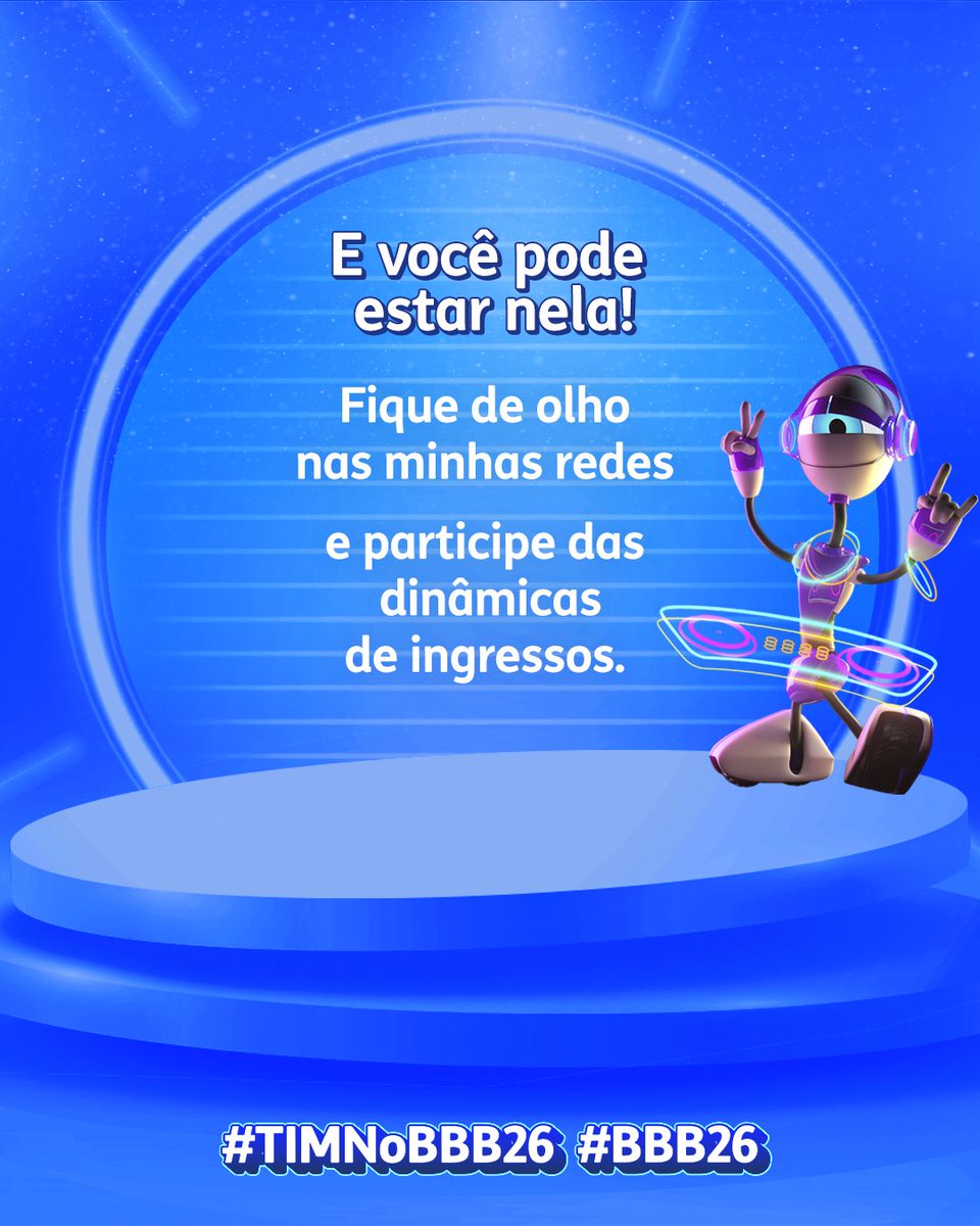 #TIMnoBBB26 🤳 tweet media