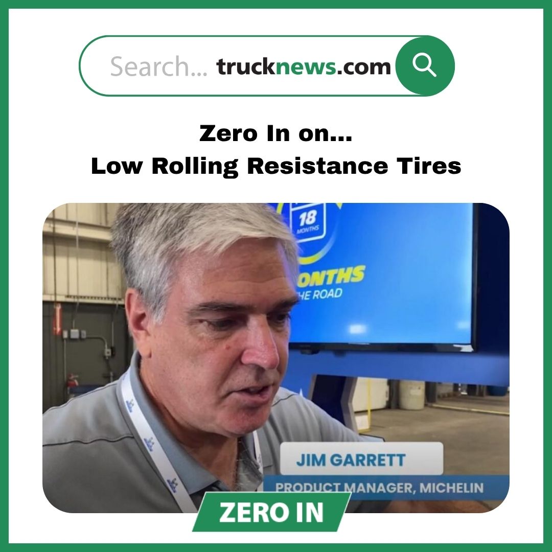 Todaystrucking's tweet image. Low rolling resistance #tires are often marketed as #fuel savers. But what actually makes a tire “low rolling resistance”?
Watch our latest video featuring @MichelinBiz  to find out:
trucknews.com/videos/zero-in…

#LRRtires #FuelEconomy #sustainability #trucking