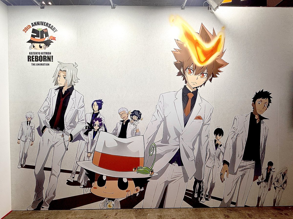 家庭教師ヒットマンREBORN A4半裁ポスター 特典 アニメジャパン 20周年