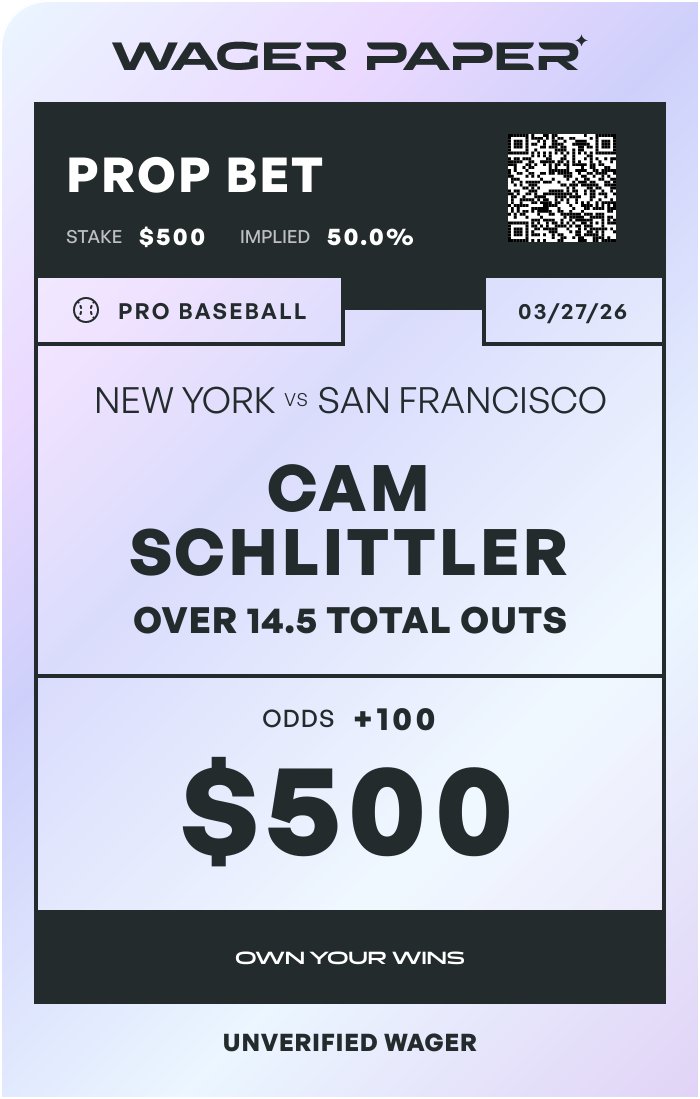 WAGER PAPER tweet media