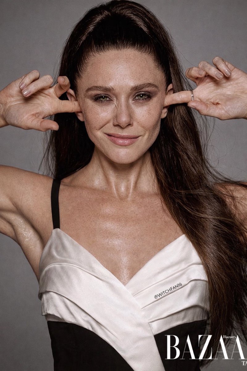Elizabeth Olsen For Bazaar