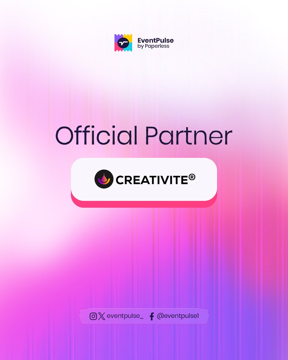 eventpulse_'s tweet photo. Every great moment deserves to be captured right. 📸🎬

We're thrilled to announce @thecreativite as our Official Media Partner for the EventPulse launch. Every frame, every highlight, every memory, in the best hands possible.

This one's going to look as good as it feels. https://t.co/gVrNAgyqJm