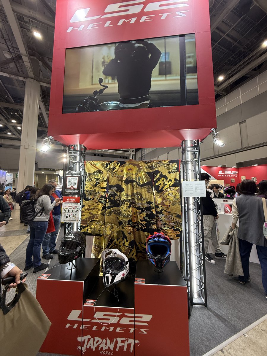 kencamera's tweet photo. モーターサイクルショー来ました
#LS2 #LS2HELMETS #LS2モタサイ2026 #東京モーターサイクルショー https://t.co/mA76pgMZw8